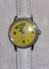 Vintage 1958 Peanuts SNOOPY Watch Playing Tennis Yellow Mystery Ball