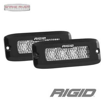 Rigid Industries Sr-Q Pro Flood Diffuses Backup Flush Halterung LED Licht Set