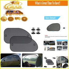 2 Pack Car Window Sun Shades Uv Block For Child Safety Black 2 Pack Car Window Sun Shades Uv Block For Child Safety Black