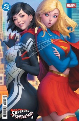 DC MARVEL SUPERMAN SPIDER-MAN #1 VARIANT (ONE SHOT) CVR M STANLEY ARTGERM LAU SU