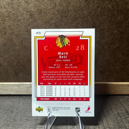 2006-07 Upper Deck Victory Hockey - Pick a Card - Picture 27 of 119