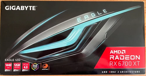 GIGABYTE Radeon RX 6700 XT EAGLE 12GB GDDR6 Graphics Card