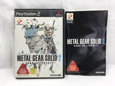 PS2ソフト　L GEAR SOLID 2  希少品 SONY PS2 Japan Metal Gear Solid 2 Sons of Liberty PlayStation 2
