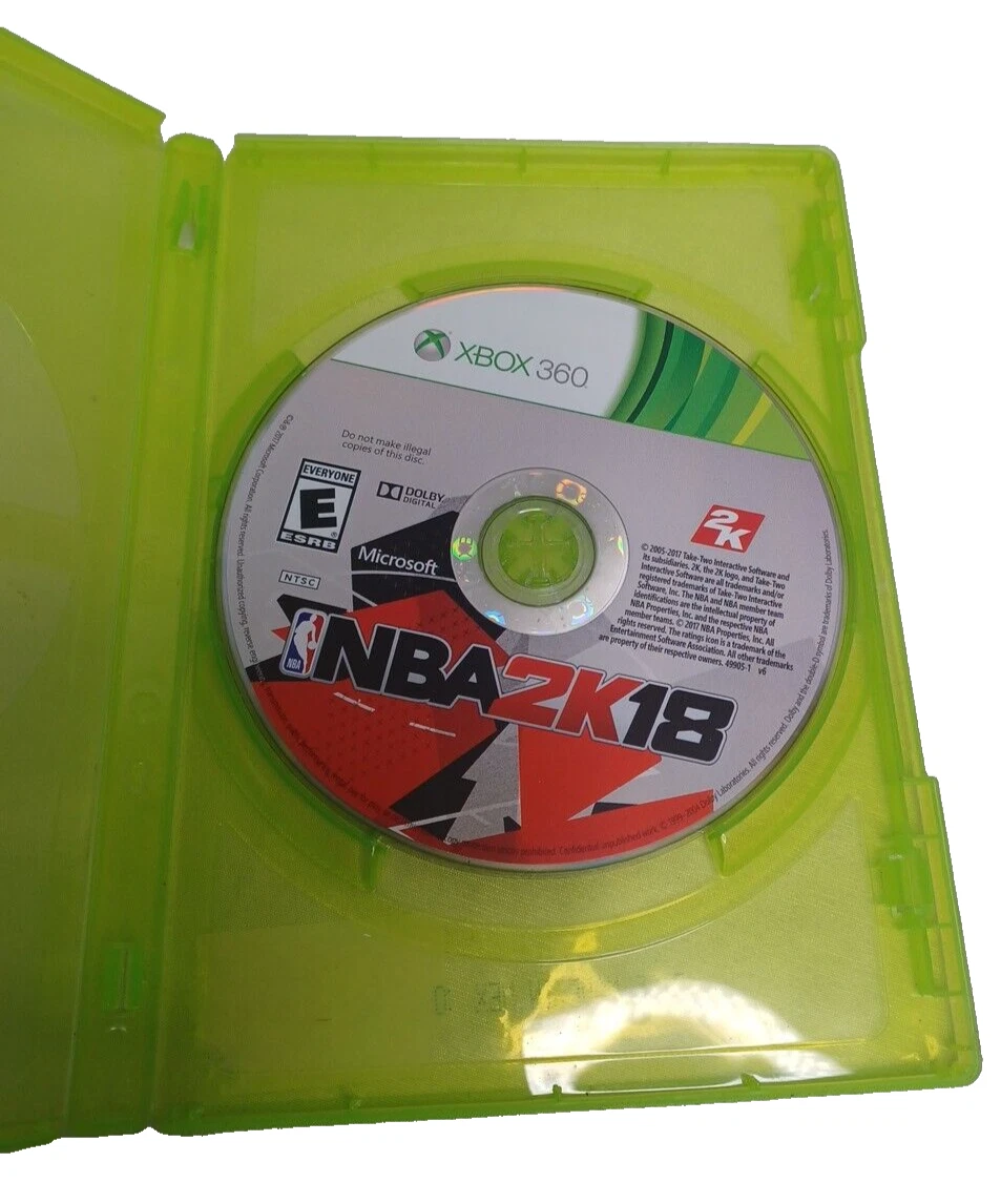 Nba 2k18 2024 xbox 360 price