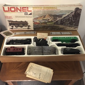 lionel wabash cannonball train set