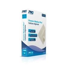 Premier Medical Plus Calcium Alginate Wound Care Dressing 4x5 Box of 10