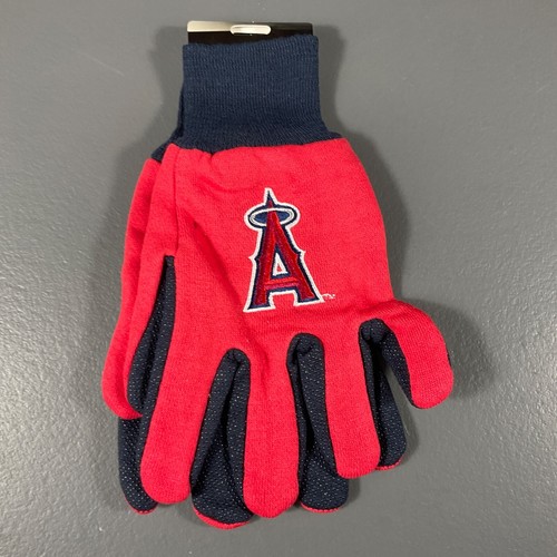 Los Angeles Angels Two Tone Sports Utility Gloves Team Logo MLB Baseball Black - Picture 18 of 24
