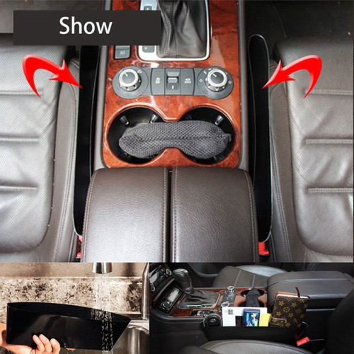 Car Seat Gap Filler Organizer Drop Catcher Pocket Between Seat and Console - Bild 2 von 7