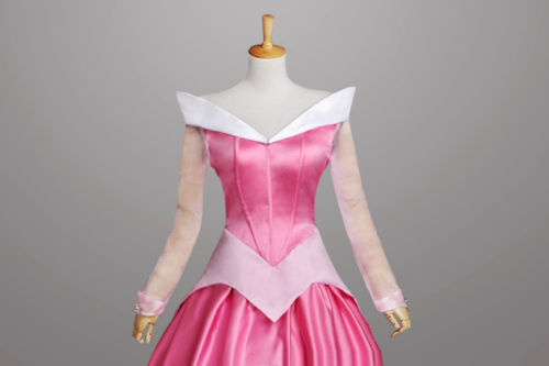 Bella Durmiente Princesa Aurora Rosa Adulto Cosplay Disfraz Halloween Fiesta Vestido - Imagen 5 de 5