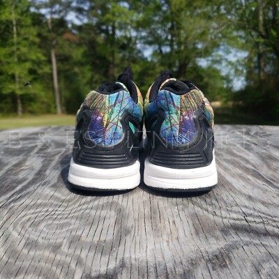 Adidas ZX Flux 'Rainbow Abstract' Running Sneakers || Men's Adidas ZX Flux 'Rainbow Abstract' Running Sneakers || Men's