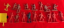 Marx MPC Plastic Cowboys And Indians Lot