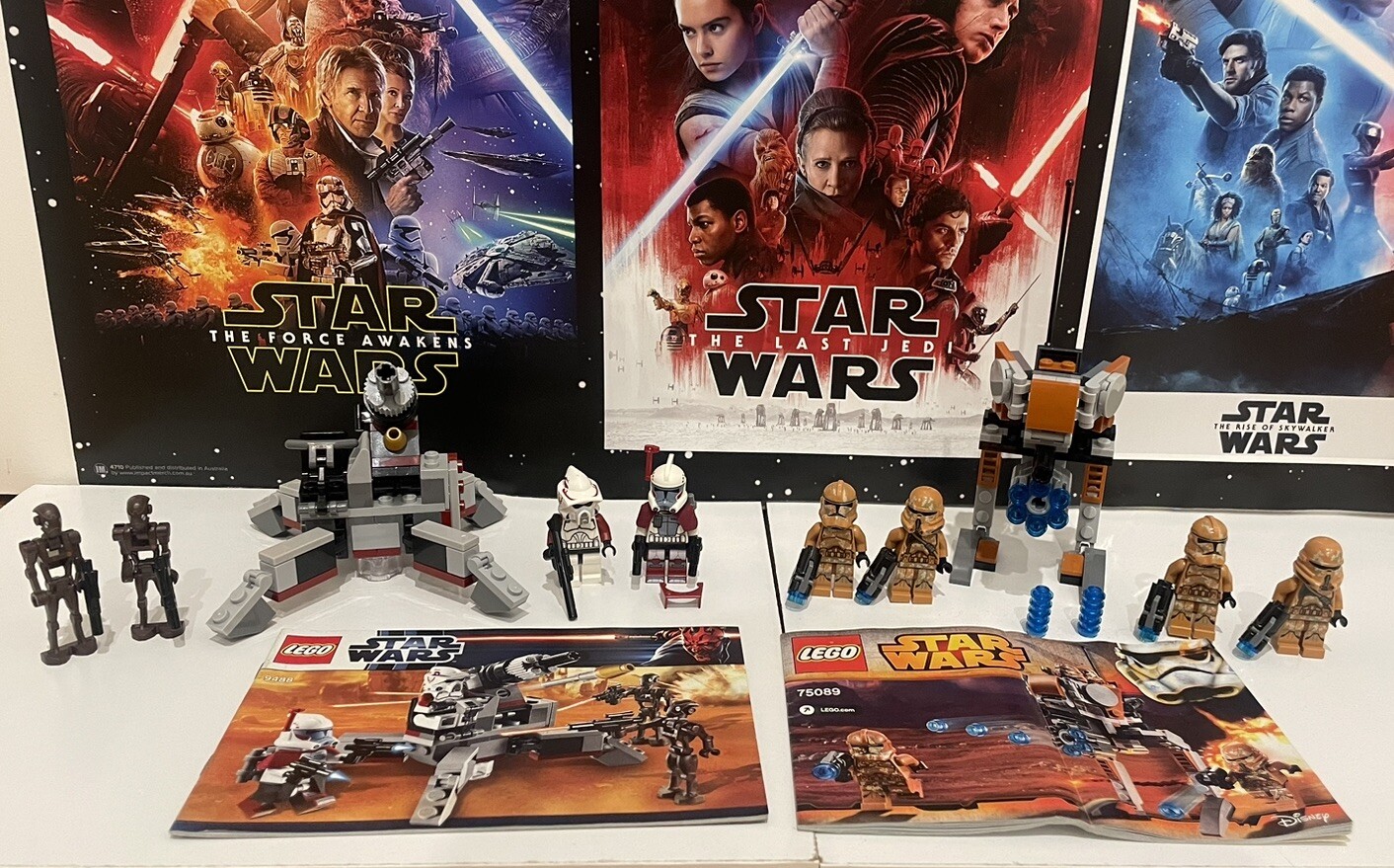 LEGO STARWARS 9488 Elite Clone Trooper+Commando Droid & Geonosis Troopers 75089