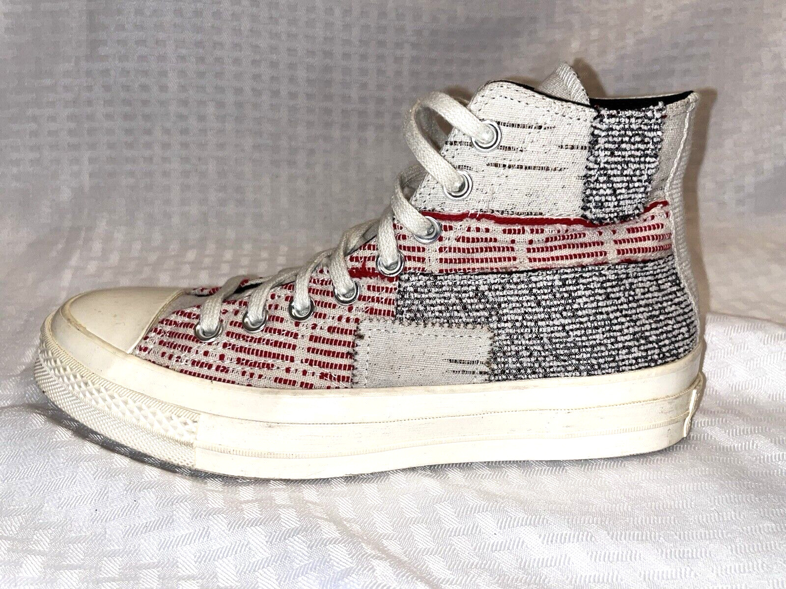 Converse Chuck 70 Patchwork Twill/Light Gray/Egre… - image 7