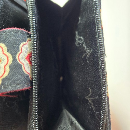Vera Bradley Wallet Black Multi Color Credit Card Pockets Snap & Zip Closure - Picture 6 of 9