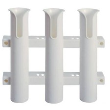 Portacanna Portacanne da pesca Canna In plastica Barca Lago Bianco 3 posti Surf