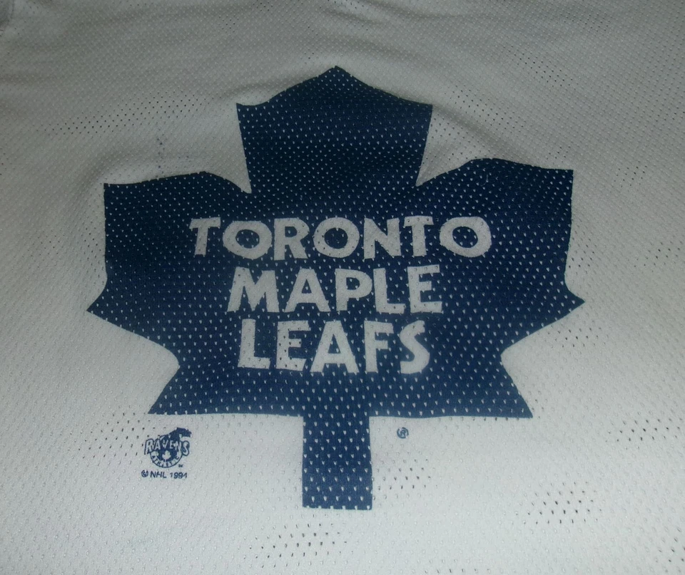 1994 Vintage TORONTO MAPLE LEAFS Mesh JERSEY Auto/SIGNED Doug Gilmour/Rick Vaive - Image 4 of 4
