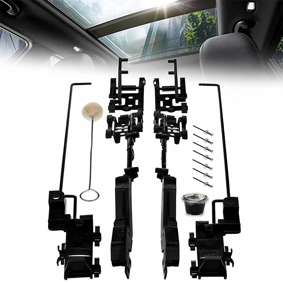 Sunroof Track Repair Kit for 2000-2017 Ford F150 F250 F350 Pickup Expedition - Image 3 of 4