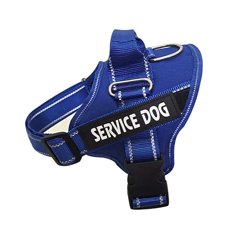 New Nylon Pet K9 Dog Harness Reflective Breathable Mesh Pad No Pull Personalized