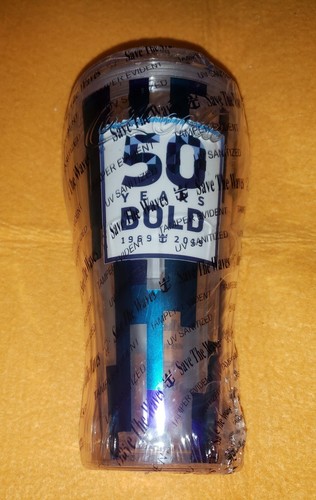 2017 Royal Caribbean Cruise Line RCCL Coca Cola Cup Tumbler Save The Waves Blue - Picture 2 of 6
