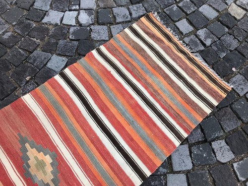 Turkish Antique rug Bohemian Area rug Oushak rug Vintage Rug Handmade Wool rug - Picture 8 of 12