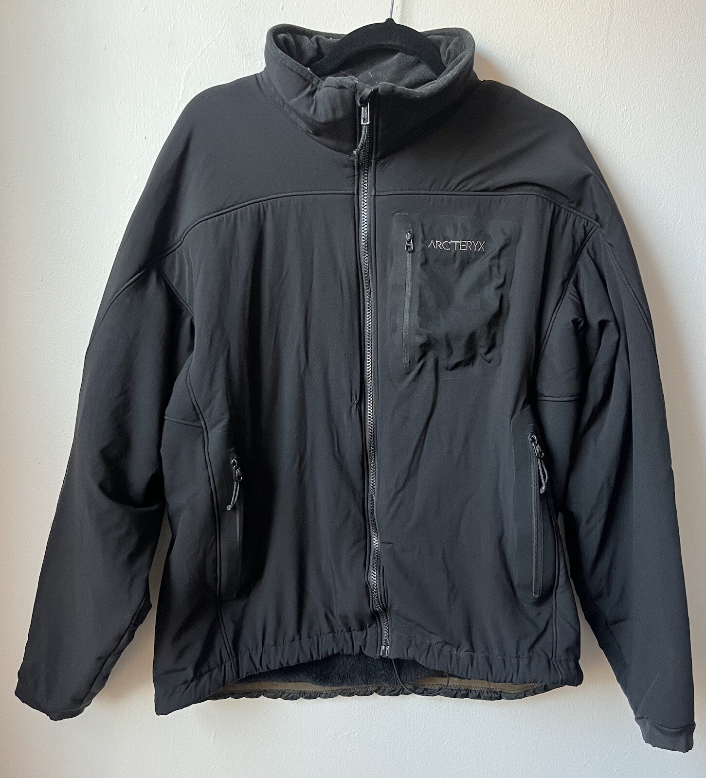 ARC'TERYX Giacca Arc’teryx Easyrider nera uomo taglia XL foderata in pile anni 90