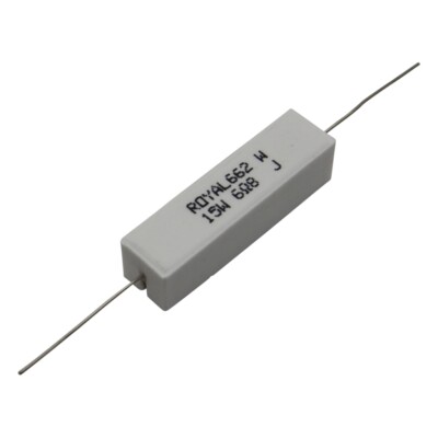 2 Resistenze A Filo In Cemento Da 11 Ohm 10W 5% Assiali, Nuovo