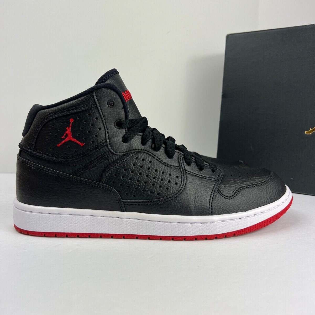 Air Jordan Access Black Gym Bred Red Retro Sneakers Gym Shoes