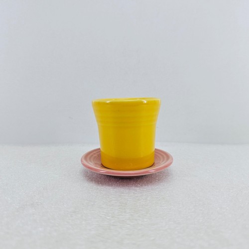 FIESTA 3" mini dinner plate SHOT GLASS coaster saucer NO MAGNET lemongrass - Picture 5 of 9