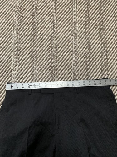 hugo boss anzug 44r schwarz weiß Nadelstreifen Hose 36x32 - Bild 8 von 12