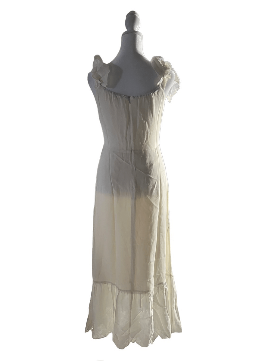 Reformation Women's Ivory Off-Shoulder Butterfly Dress Size 4 NWT | eBay Reformation Women's Ivory Off-Shoulder Butterfly Dress Size 4 NWT | eBay