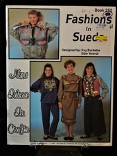 Fashions in Suede Book 262 Pattern Kappie Originals Craft Clothing Painting
