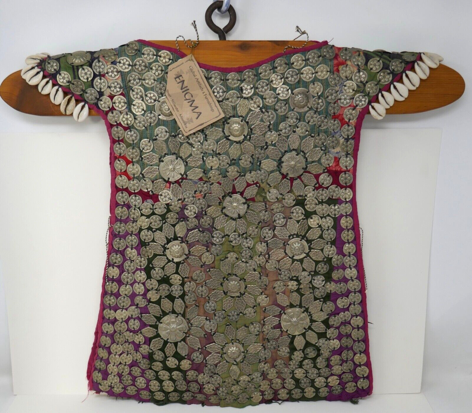 Chaleco prenda ceremonial nómada turcomana Cherjew para niño