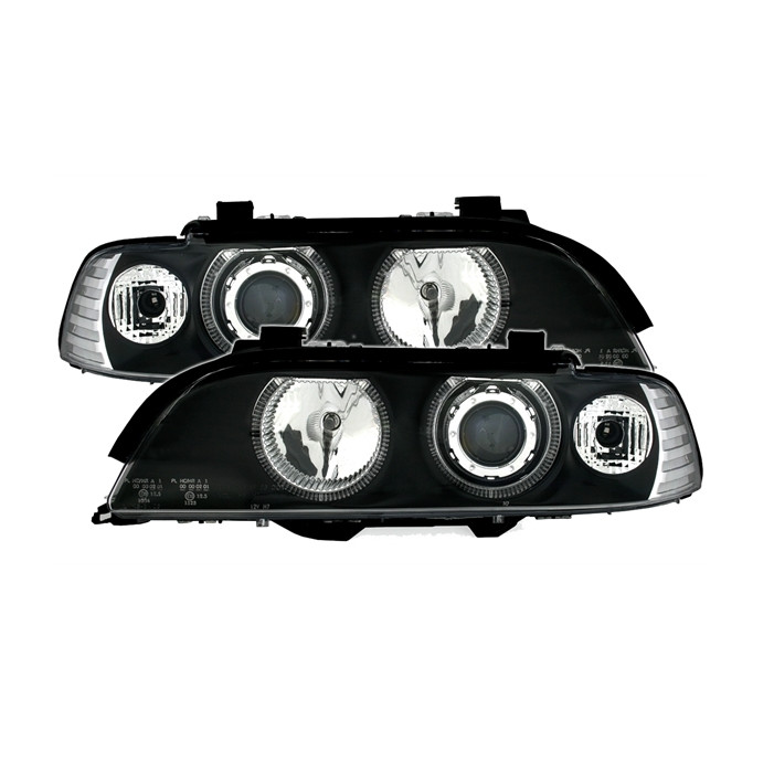 Feux avant Angel Eyes CCFL blanc pour trajets de nuit sereins en E39