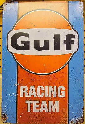 AUTOMOBILE OIL GAS AND PARTS TIN ART RETRO PICK ONE