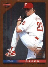 1996 Score Dugout Collection Artist's Proofs #A37 Tyler Green - NM-MT