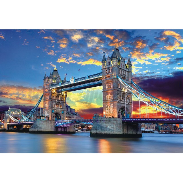 London Bridge 1000 Piece Jigsaw Architecture Puzzle High Quality for