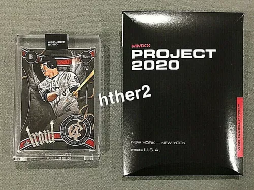 Topps Project 2020 Card #51 - 2011 Mike Trout Angels by Ben Baller PR / 13200