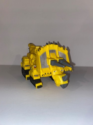 Dinotrux 12" Planierraupe gelb Roller Triceratops Baufahrzeug Dinosaurier