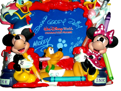 Walt Disney World Photo Frame Minnie Mickey Mouse Donald Duck
