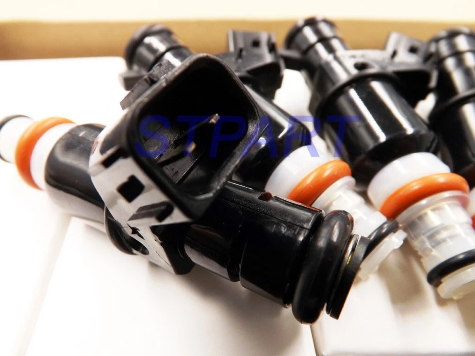 4 INYECTORES DE COMBUSTIBLE NUEVOS OEM 16450-RBB-003 CIVIC Si RSX TYPE-S CSX 2.0L TSX 2.4L Foto 3 de 4