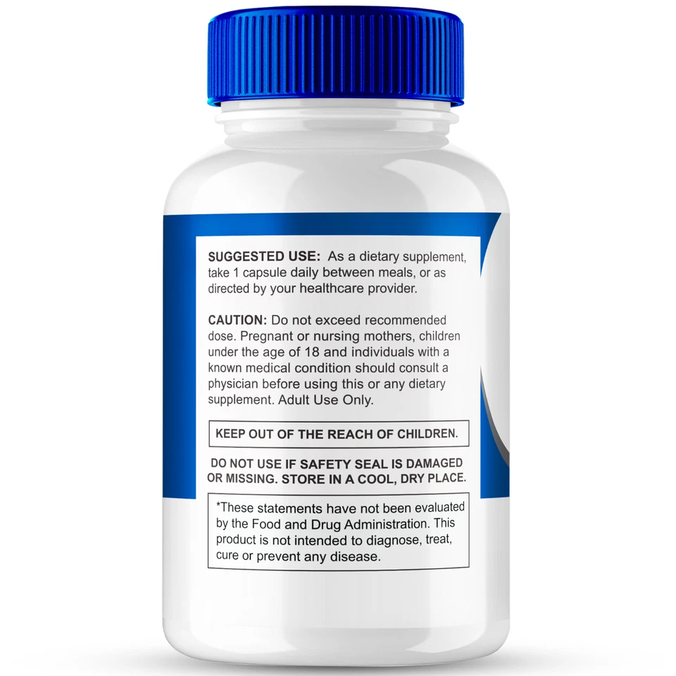 (Paquete de 5) Cápsulas de flujo nervioso para neuropatía, píldora de apoyo a la salud nerviosa NerveFlow Foto 3 de 3