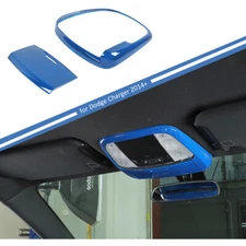 Blue Front Reading Light Cover Lamp Trim Bezel for Dodge Charger Durango 2011+