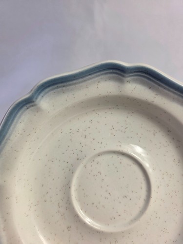 TWO Mikasa Country Club Debonair Cup & Saucer Sets Blue Edge Blue & Pink Flowers - Picture 8 of 12
