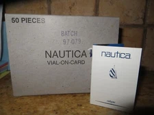 NAUTICA COLOGNE 0.05OZ/1.5ML FOR MEN  DISCONTINUED VIALS X 50