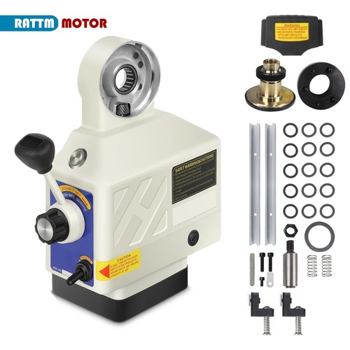 US SHIP】 JN400S Milling Machine Power Feed Y-Axis 110V Milling Table Power