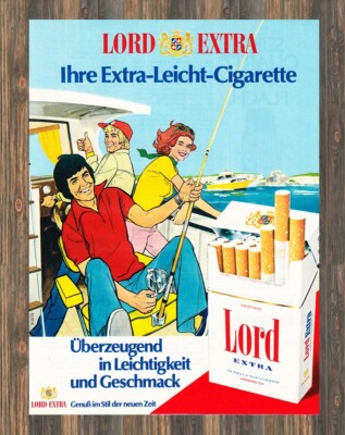 Lord Extra - Reklame Werbeanzeige Original-Werbung 1975 (4) beim Angeln