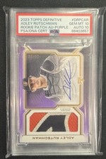 2023 Topps Definitive Adley Rutschman RPA /10 PSA 10 Auto 10 Orioles