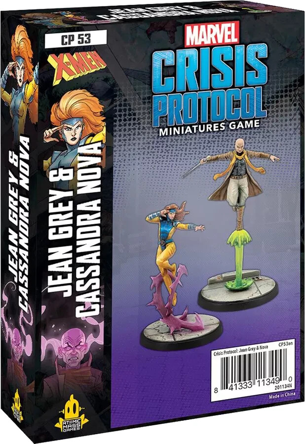 Marvel Crisis Protocol - Figurines Jean Grey & Cassandra Nova - Neuves Sous Blister