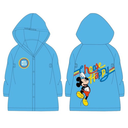 Disney Mickey Chaqueta Lluvia Impermeable 3-8anni Capa Azul Poncho - Imagen 4 de 4
