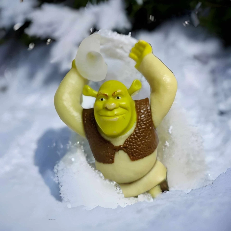 Figura de acción de juguete Shrek 2013 Wendy's Happy Meal DreamWorks Pixar Disney Happy... Foto 4 de 4